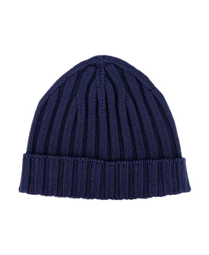 Вязаная шапка в рубчик Filippo De Laurentiis, синий
Вязаная шапка в рубчик Filippo De Laurentiis, синий