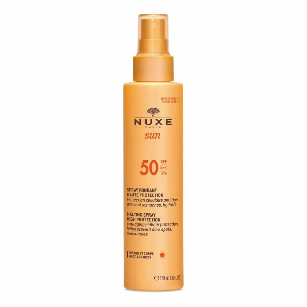 Nuxe Sun Delicious Солнечный спрей с высокой защитой SPF50 150 мл Лицо и тело
Nuxe Sun Delicious Солнечный спрей с высокой защитой SPF50 150 мл Лицо и тело