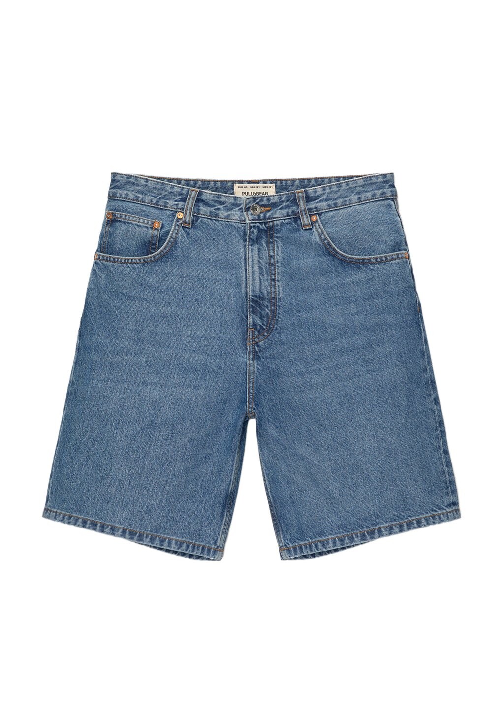 Джинсовые шорты Baggy Bermuda PULL&BEAR, синий деним
Джинсовые шорты Baggy Bermuda PULL&BEAR, синий деним