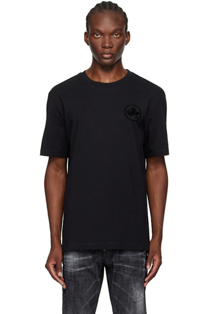 Черная футболка обычного кроя Dsquared2
Черная футболка обычного кроя Dsquared2