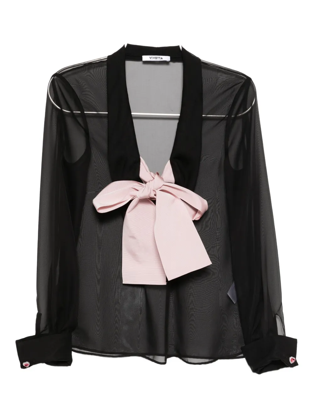 Рубашка с длинными рукавами Vivetta, черный
Рубашка с длинными рукавами Vivetta, черный