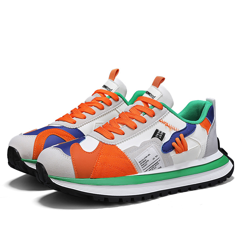 TEXWOOD Дышащие поддерживающие кроссовки мужские низкие повседневные бело-оранжевые, цвет White Orange
TEXWOOD Дышащие поддерживающие кроссовки мужские низкие повседневные бело-оранжевые, цвет White Orange