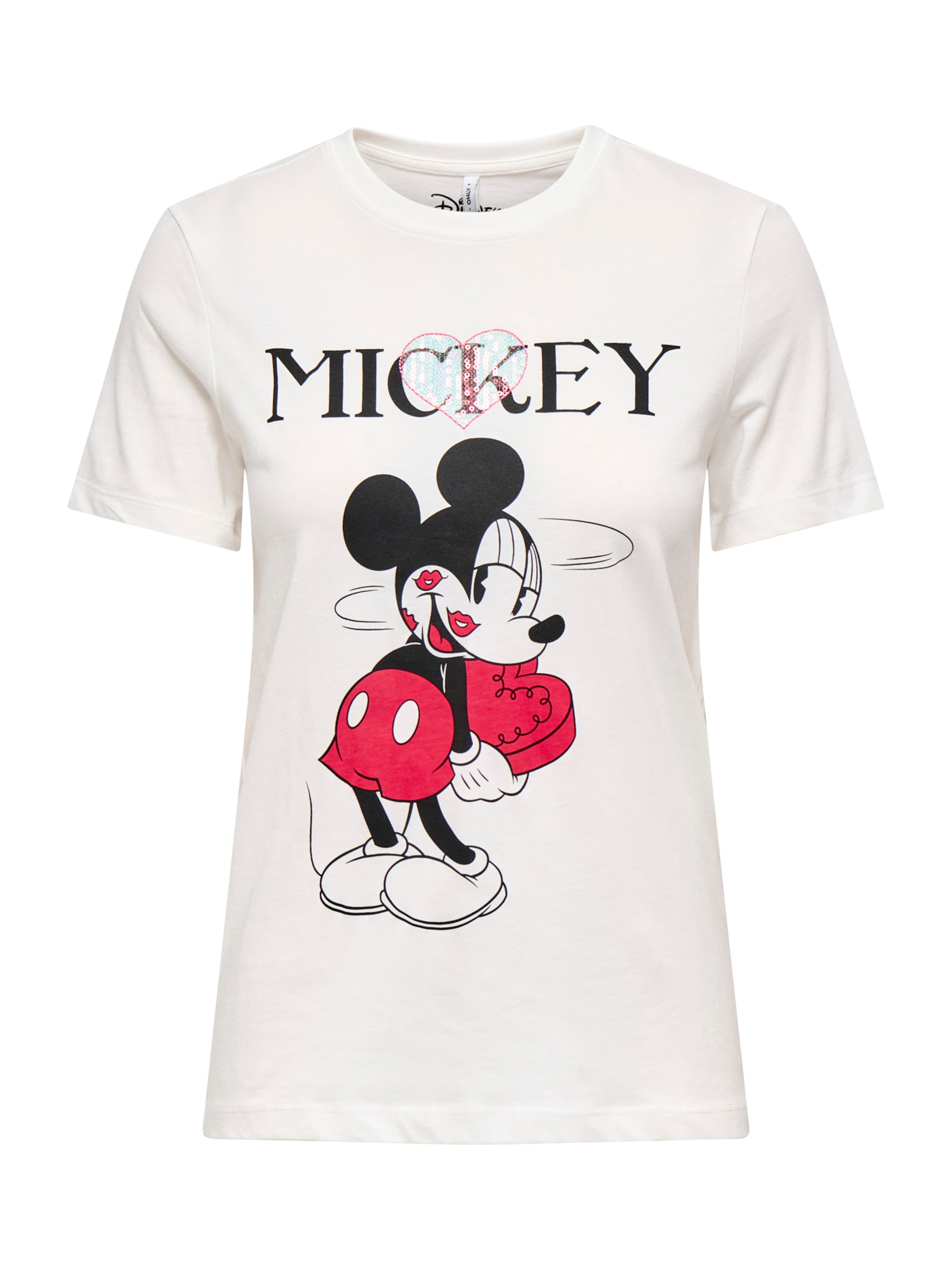 ONLY Футболка 'ONLMICKEY' в белом цвете
ONLY Футболка 'ONLMICKEY' в белом цвете