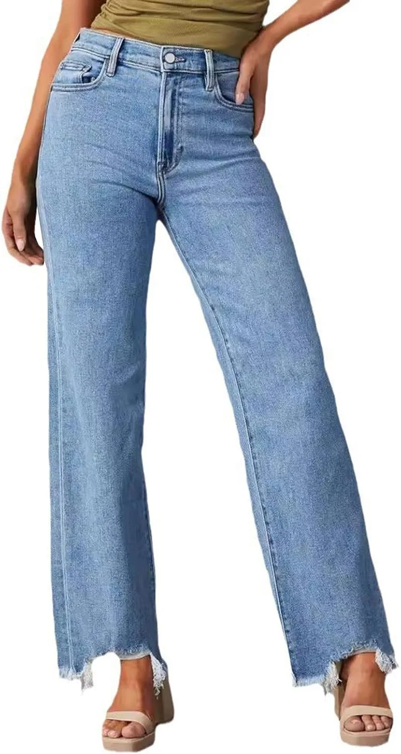 Женские джинсы с высокой талией и прямыми штанинами cffvdiz
Женские джинсы с высокой талией и прямыми штанинами cffvdiz