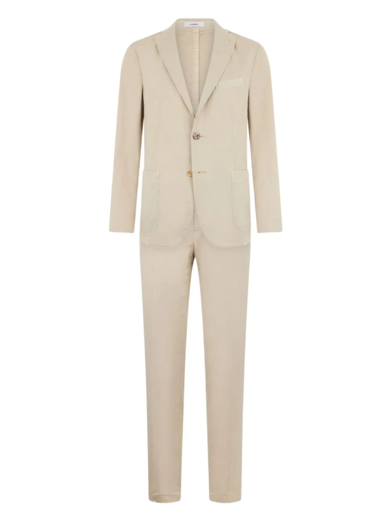 Однобортный костюм Boglioli, нейтральный
Однобортный костюм Boglioli, нейтральный