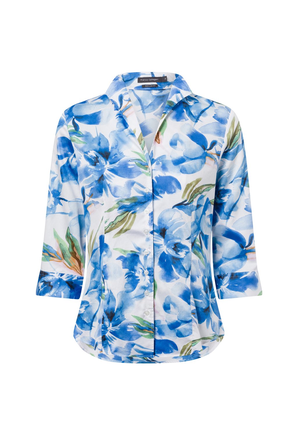 Блузка на пуговицах Franco Callegari, синий
Блузка на пуговицах Franco Callegari, синий
