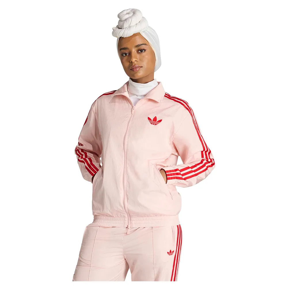 Толстовка adidas Originals Firebird Loose из нейлона на молнии, розовый
Толстовка adidas Originals Firebird Loose из нейлона на молнии, розовый