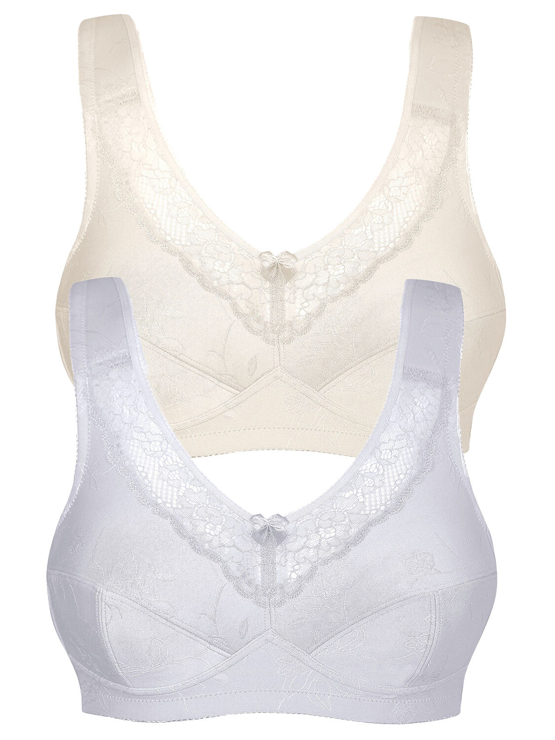 Бюстгальтер без косточек SUSA 2er Pack Entlastungs BH ohne Bügel Basic, цвет puder weiss
Бюстгальтер без косточек SUSA 2er Pack Entlastungs BH ohne Bügel Basic, цвет puder weiss