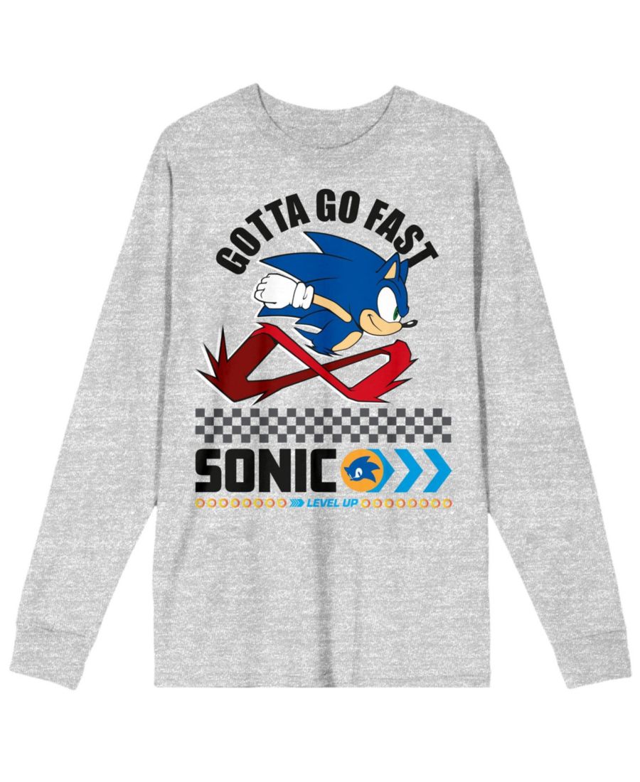 Современная спортивная футболка с длинными рукавами и круглым вырезом Gotta Go Fast (размер Medium) Sonic The Hedgehog, Gray
Современная спортивная футболка с длинными рукавами и круглым вырезом Gotta Go Fast (размер Medium) Sonic The Hedgehog, Gray