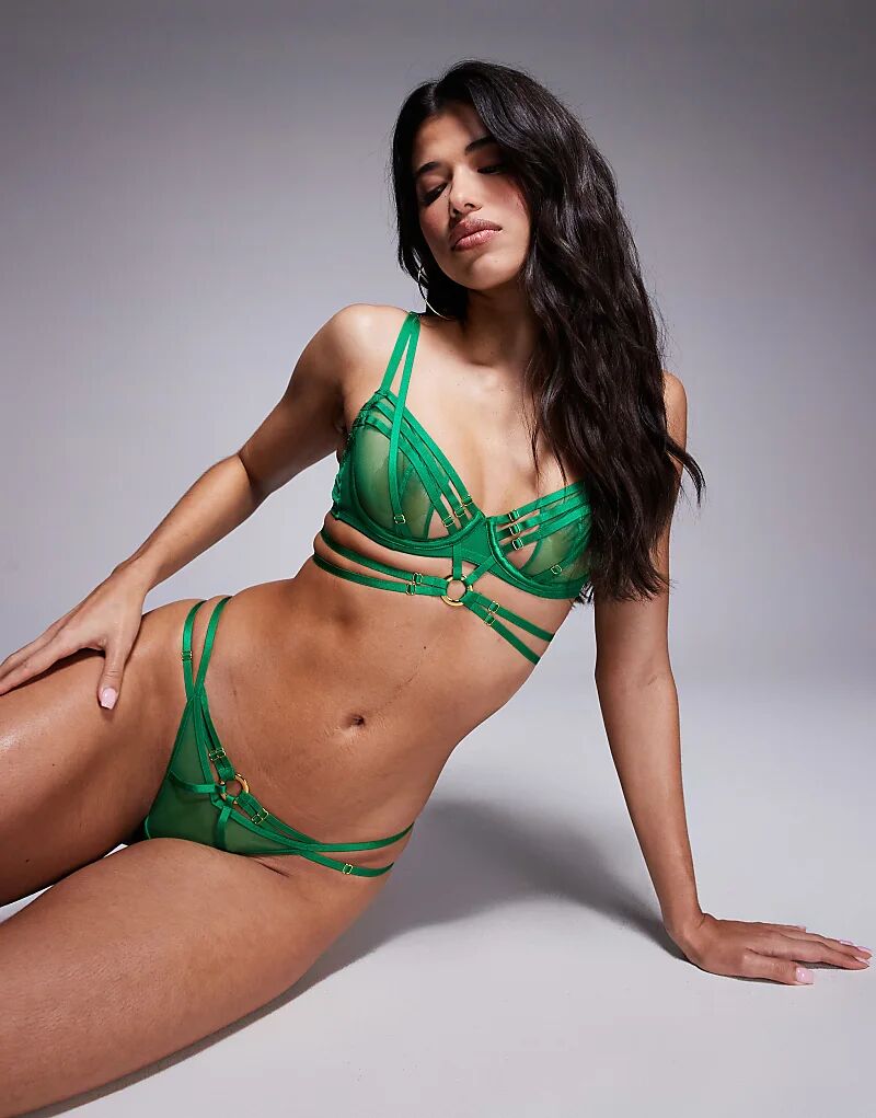 Ann Summers Бюстгальтер-балконет без подушечек, зеленый цвет
Ann Summers Бюстгальтер-балконет без подушечек, зеленый цвет