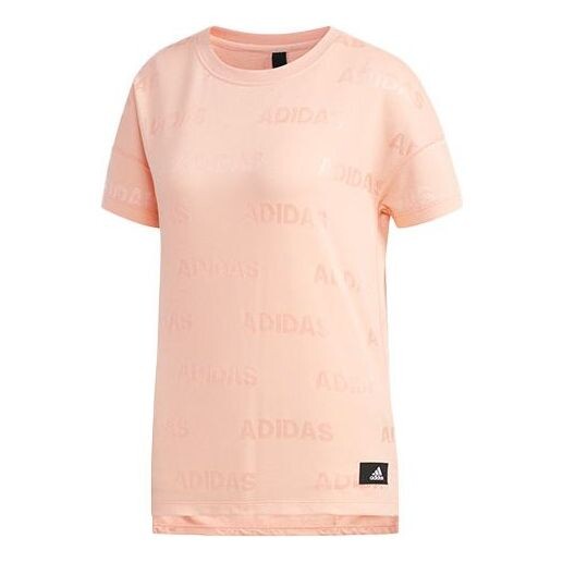 Футболка sports stylish round neck short sleeve pink Adidas, розовый
Футболка sports stylish round neck short sleeve pink Adidas, розовый