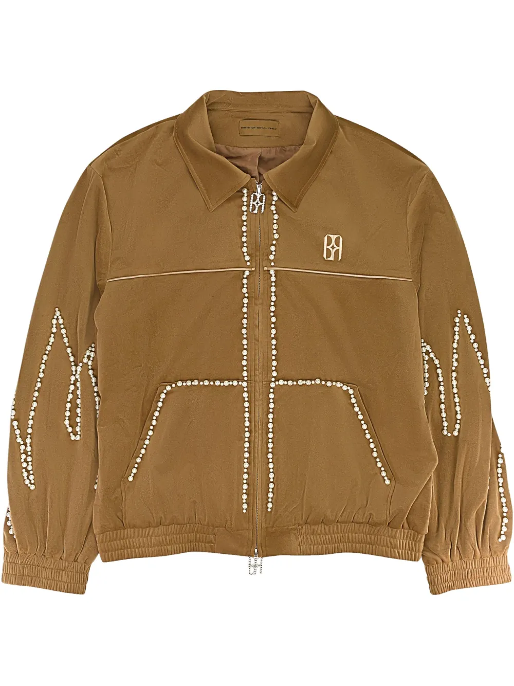 Бархатная спортивная куртка Flame Pearl Brown BIRTH OF ROYAL CHILD, коричневый 
Бархатная спортивная куртка Flame Pearl Brown BIRTH OF ROYAL CHILD, коричневый