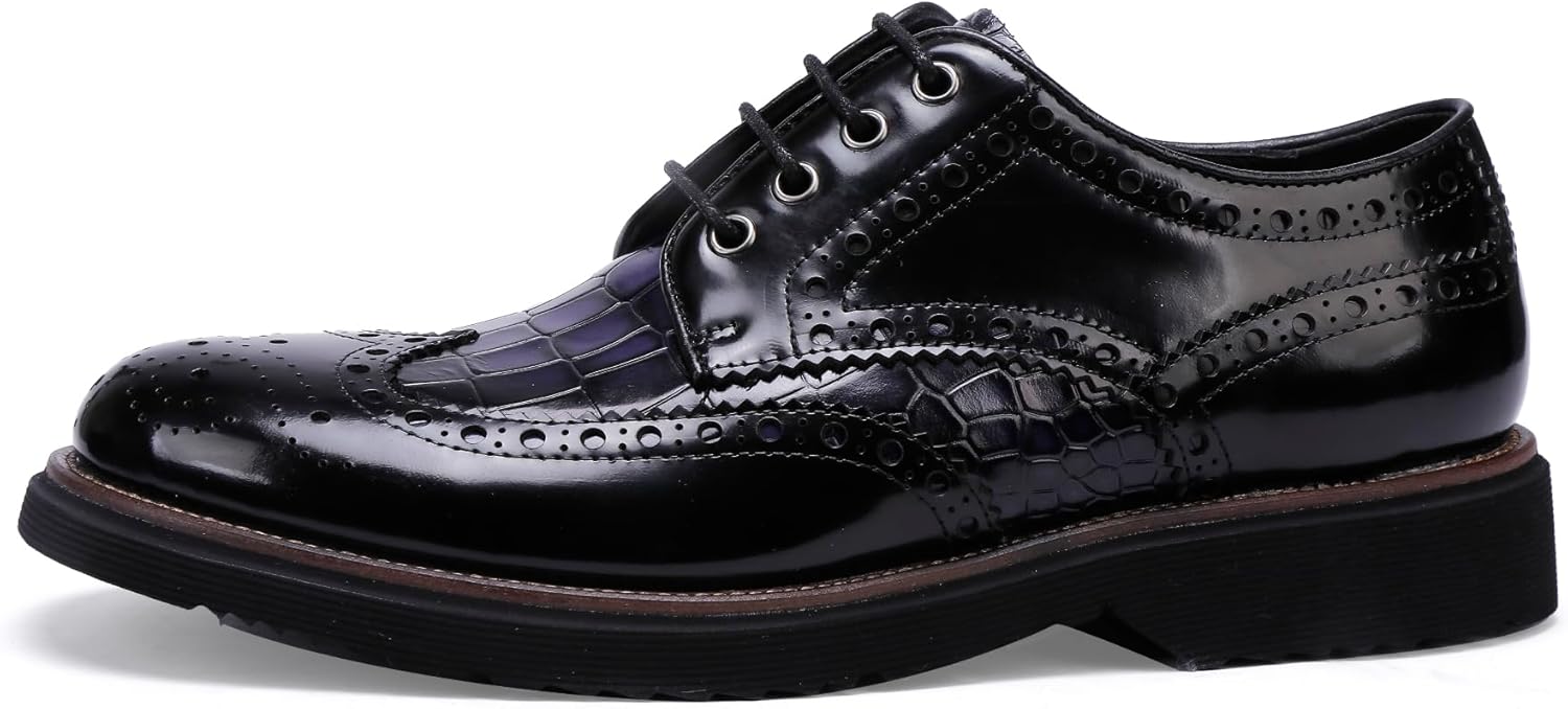 Мужские пенни-лоаферы, кожаные оксфорды деловые броги, узор под крокодила Chrislook, синий
Мужские пенни-лоаферы, кожаные оксфорды деловые броги, узор под крокодила Chrislook, синий