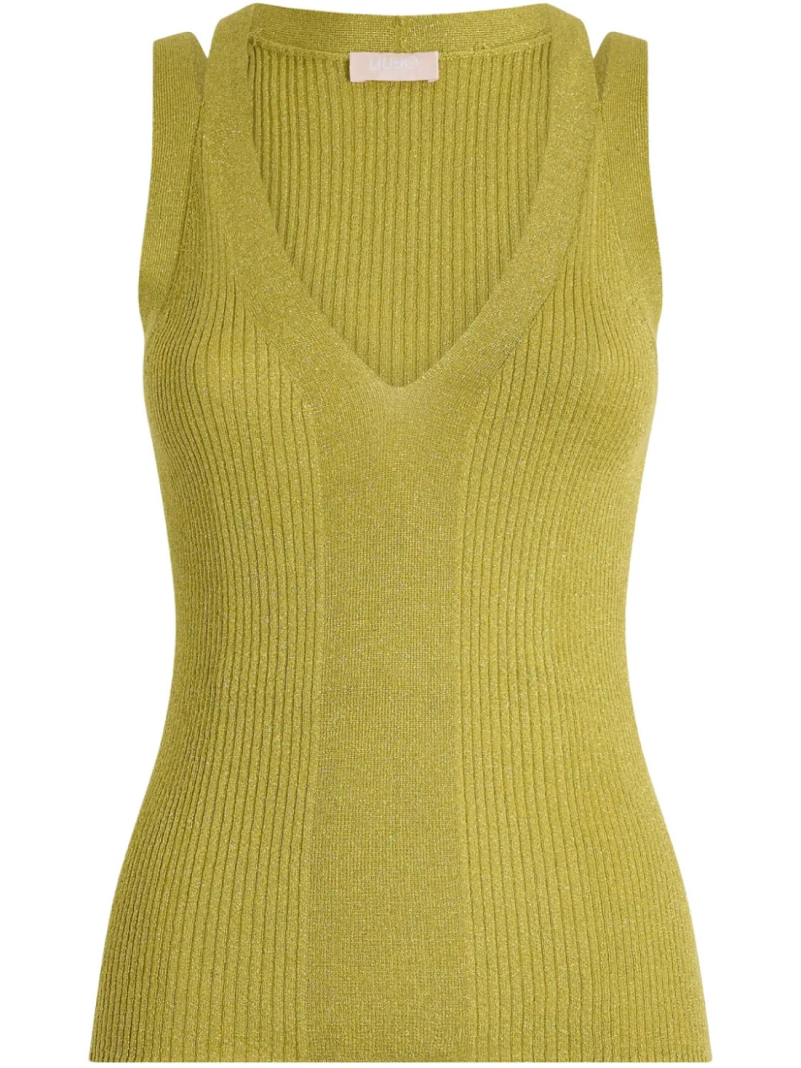 LIU JO люрексовый трикотажный топ, зеленый 
LIU JO люрексовый трикотажный топ, зеленый