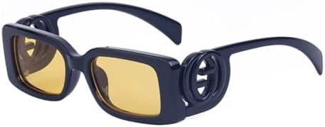 Квадратные солнцезащитные очки для женщин и мужчин, модные солнцезащитные очки в маленькой оправе, винтажные панк-очки, защита от ультрафиолета UV400 MTZJH, Black Yellow
Квадратные солнцезащитные очки для женщин и мужчин, модные солнцезащитные очки в маленькой оправе, винтажные панк-очки, защита от ультрафиолета UV400 MTZJH, Black Yellow