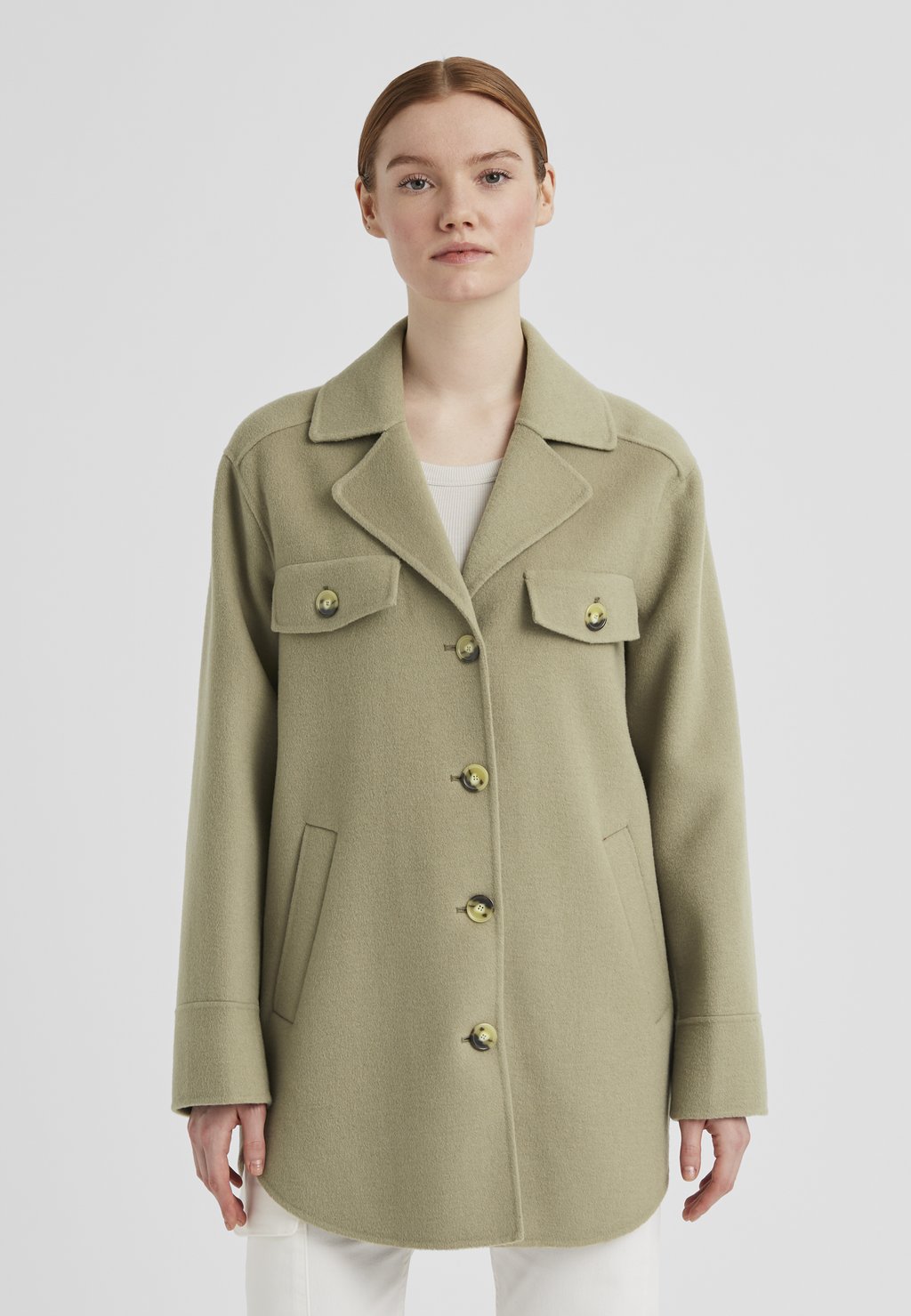 Классическое пальто ANN Milestone, хаки
Классическое пальто ANN Milestone, хаки