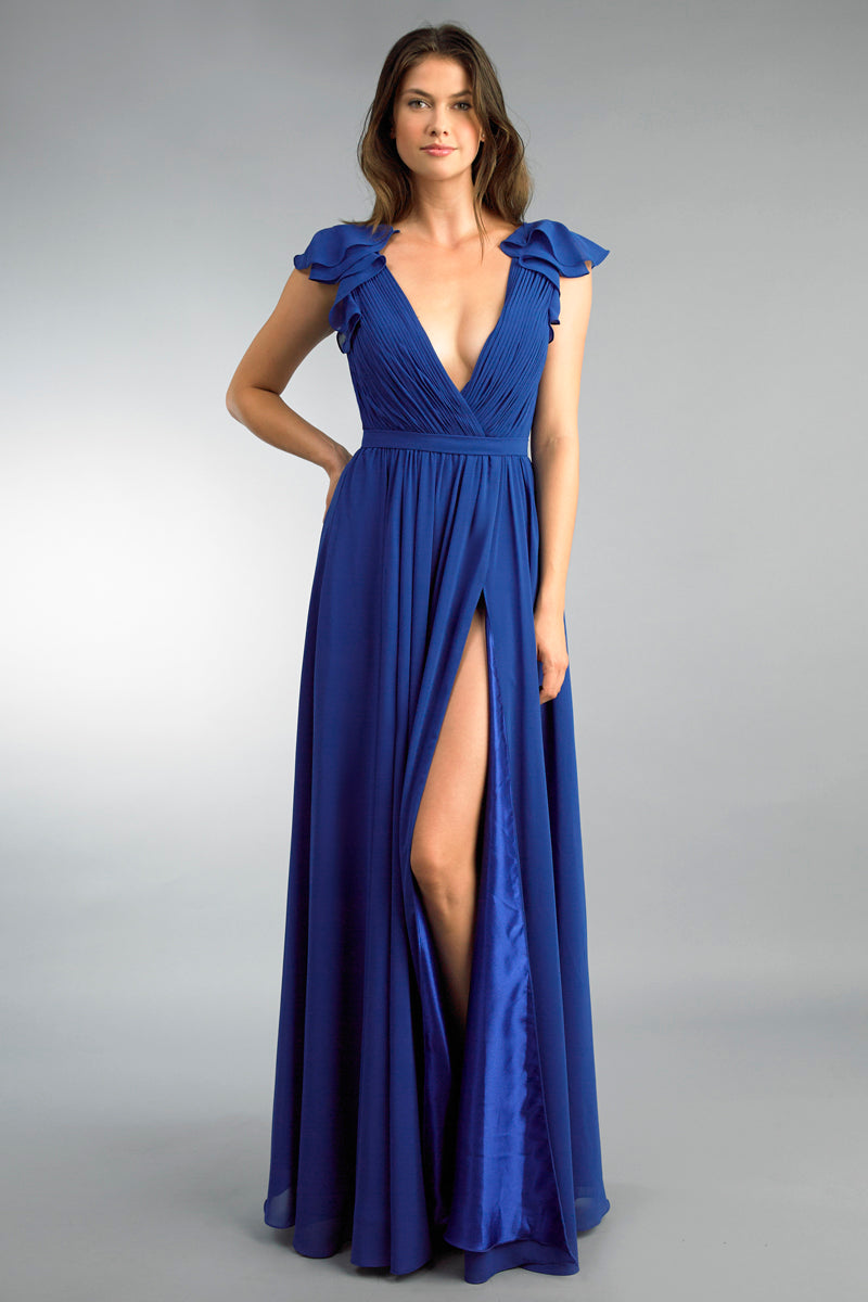 Вечернее платье с рюшами на воротнике Basix Black Label, Royal
Вечернее платье с рюшами на воротнике Basix Black Label, Royal