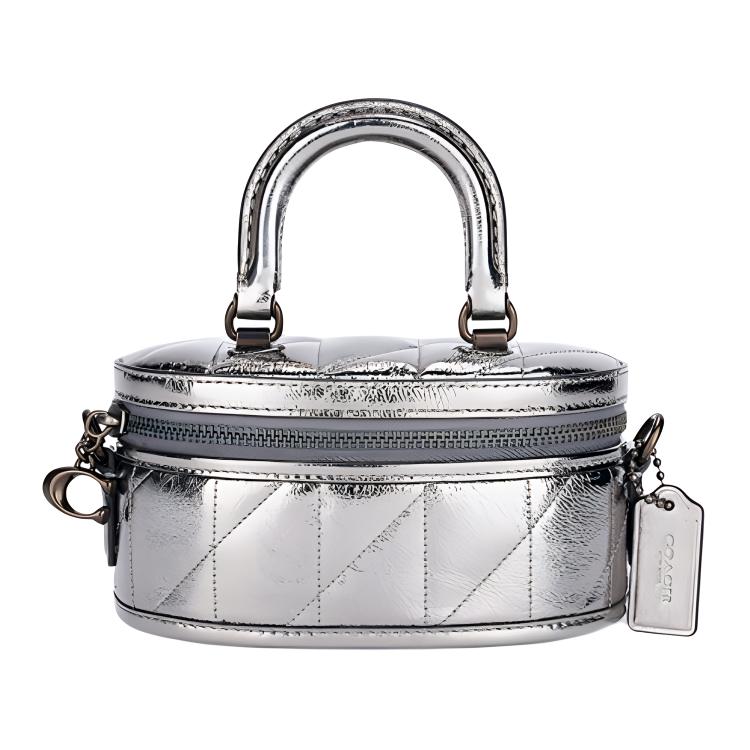 COACH Траловая овчинная наплечная сумка через плечо маленькая женская антрацит
COACH Траловая овчинная наплечная сумка через плечо маленькая женская антрацит