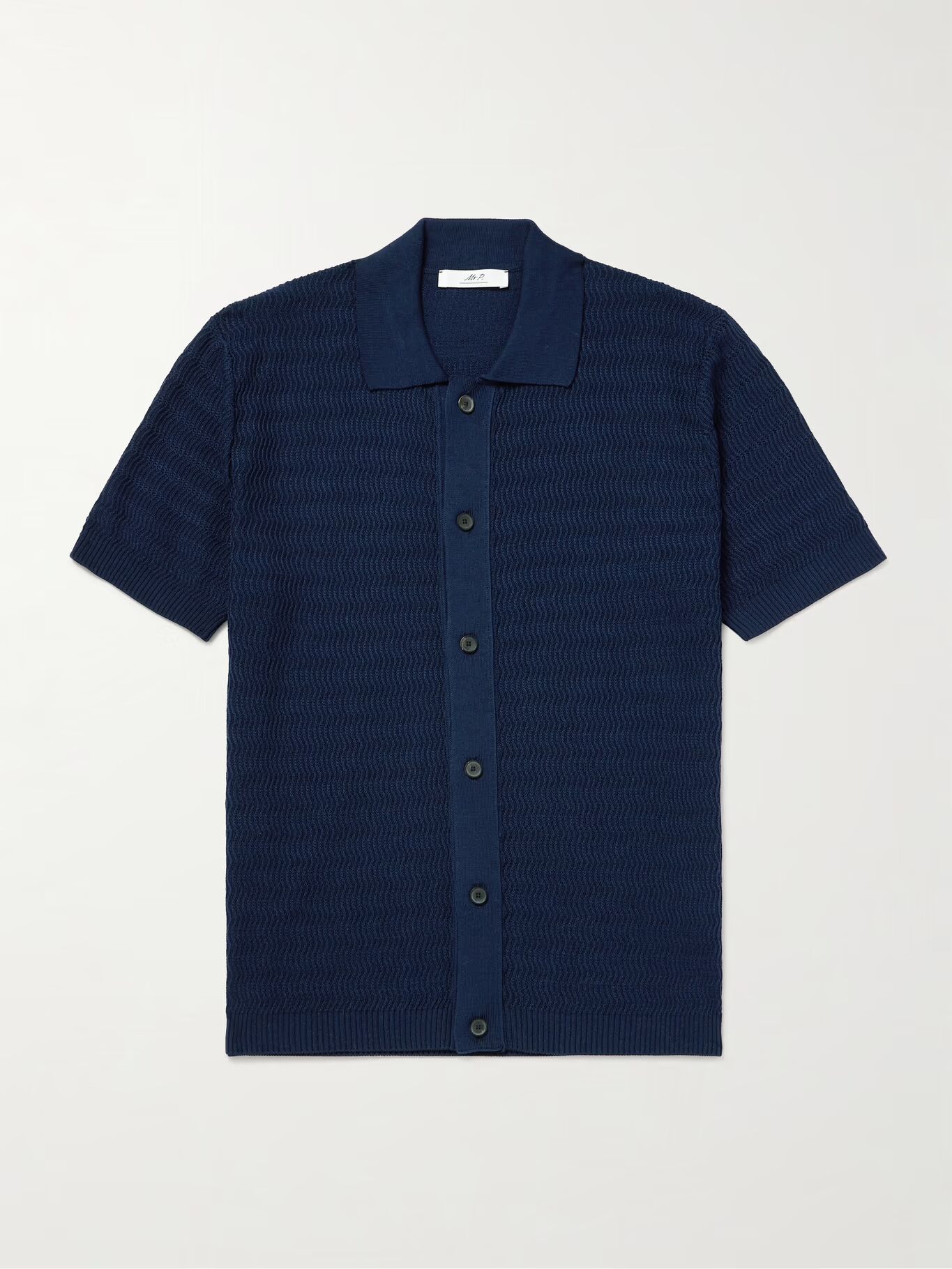 Рубашка из фактурного хлопка MR P., синий
Рубашка из фактурного хлопка MR P., синий