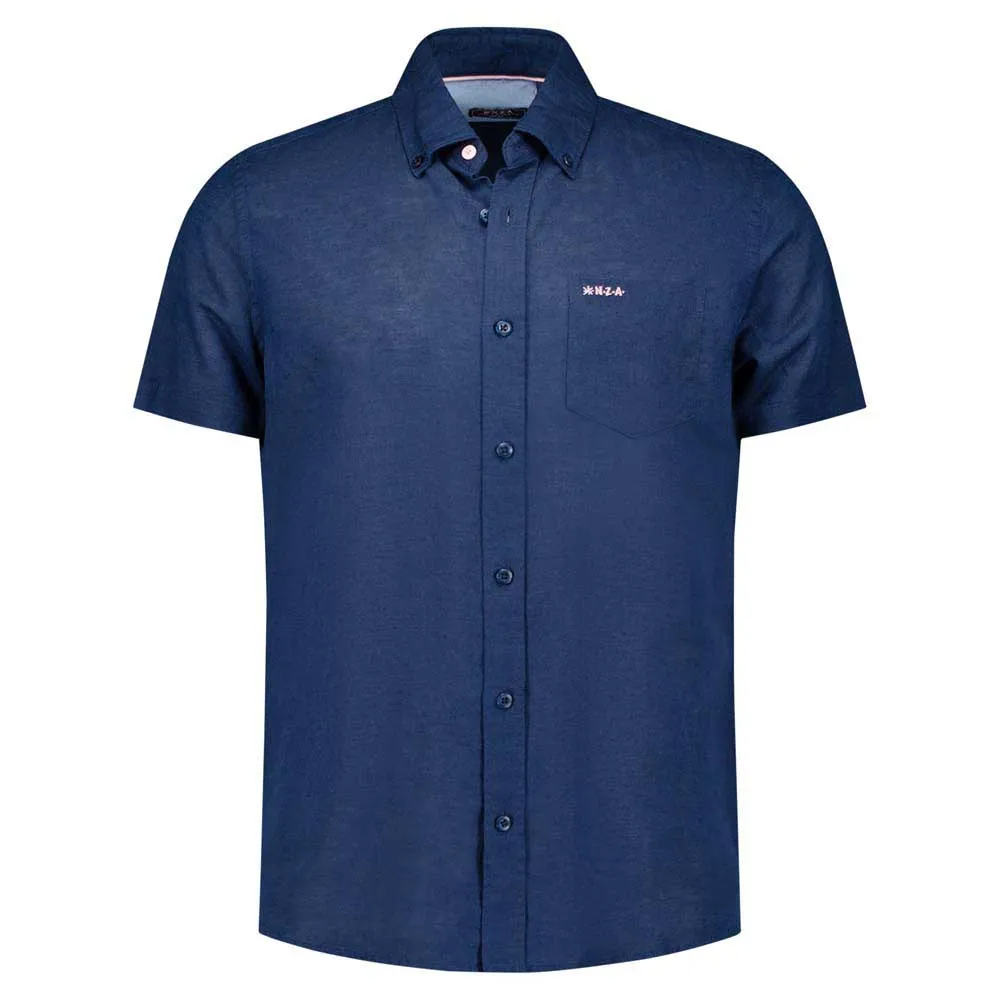Рубашка с коротким рукавом Nza New Zealand Clayton 25CN506S, синий
Рубашка с коротким рукавом Nza New Zealand Clayton 25CN506S, синий