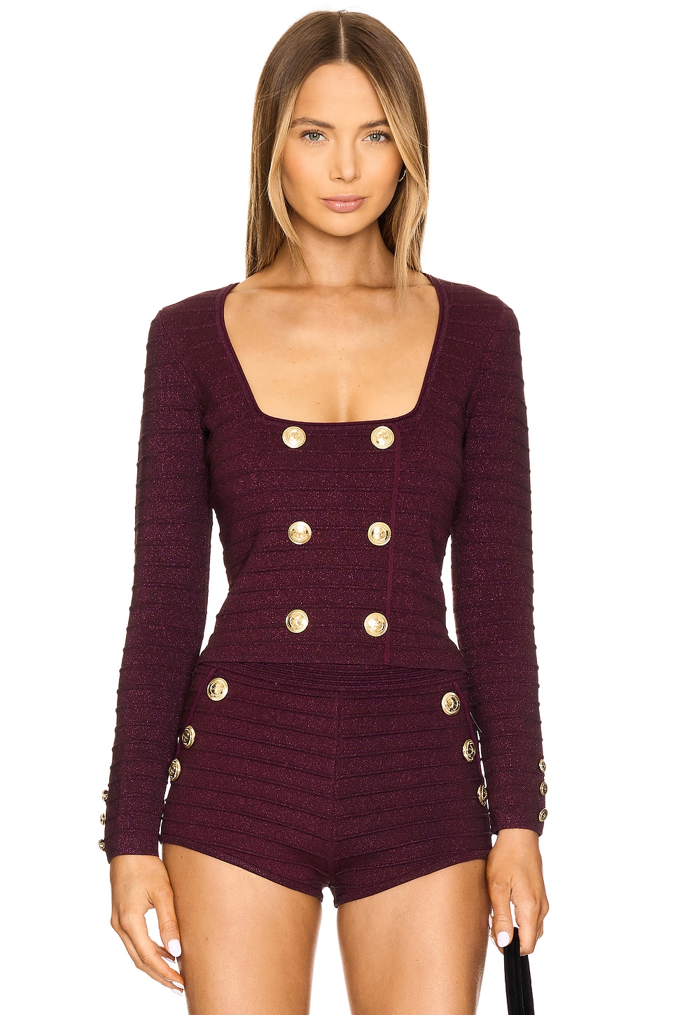 Бандаж клеманс топ Retrofete, металлический
Бандаж клеманс топ Retrofete, металлический