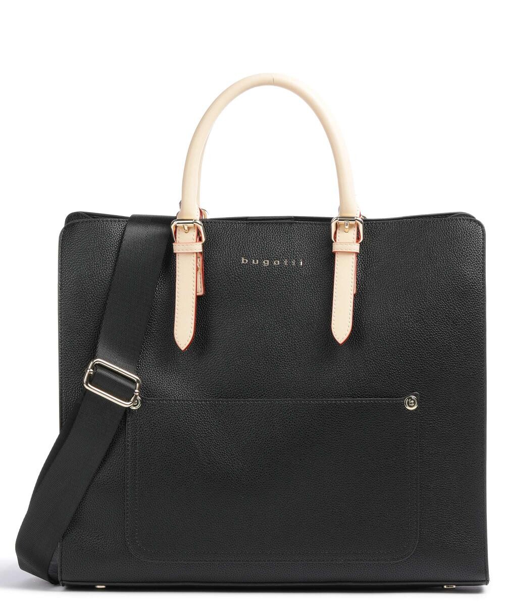 Шоппер Ella из зернистой яловой кожи. Bugatti, черный
Шоппер Ella из зернистой яловой кожи. Bugatti, черный