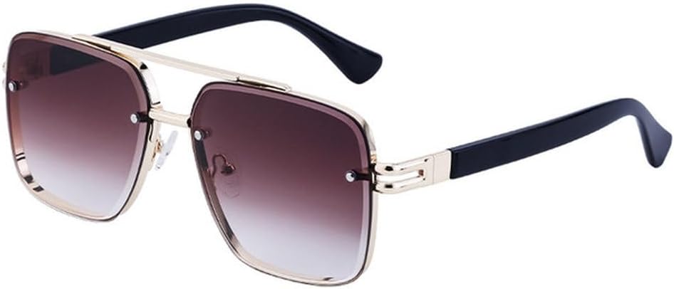 Мужские солнцезащитные очки LVTFCO с двойной заклепкой, ретро-стиль, женские солнцезащитные очки с зеркальным эффектом для вождения, модные солнцезащитные очки UV400, Black Brown
Мужские солнцезащитные очки LVTFCO с двойной заклепкой, ретро-стиль, женские солнцезащитные очки с зеркальным эффектом для вождения, модные солнцезащитные очки UV400, Black Brown