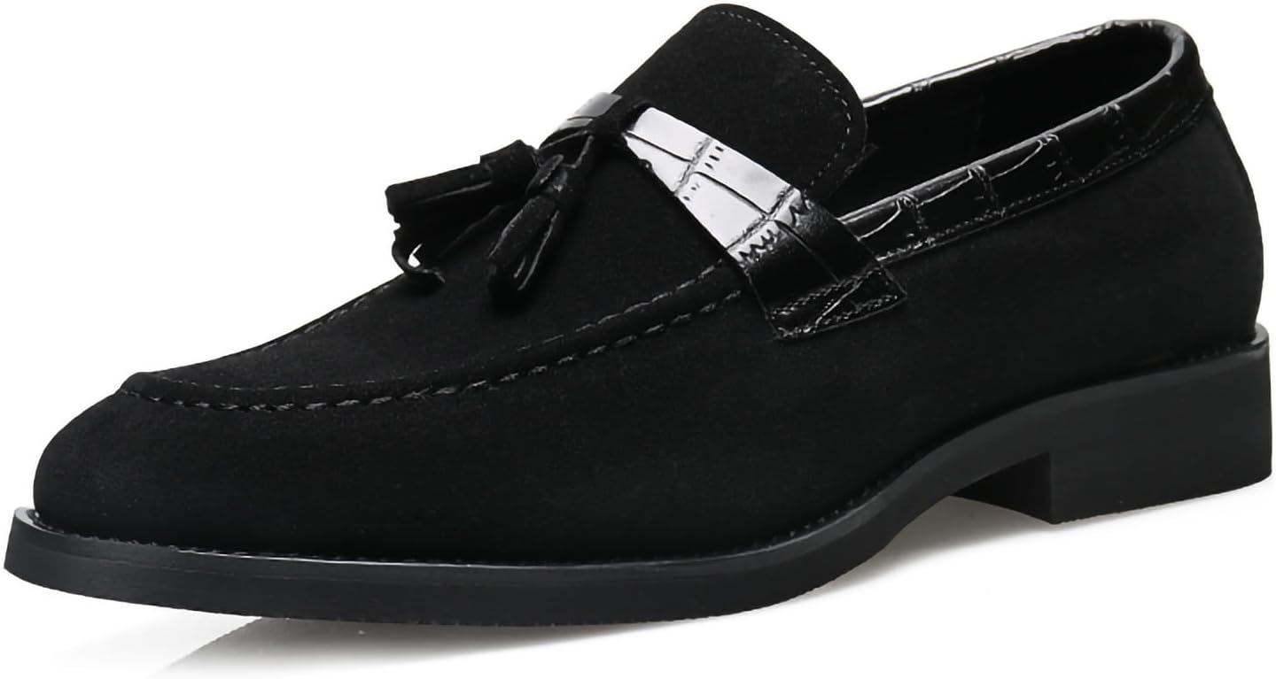 Мужские лоферы с кисточками из замши и искусственной кожи - легкие туфли на подошве из ПУ, без шнурков, для свадьбы, работы, выпускного, церкви и повседневной носки Generic, черный
Мужские лоферы с кисточками из замши и искусственной кожи - легкие туфли на подошве из ПУ, без шнурков, для свадьбы, работы, выпускного, церкви и повседневной носки Generic, черный