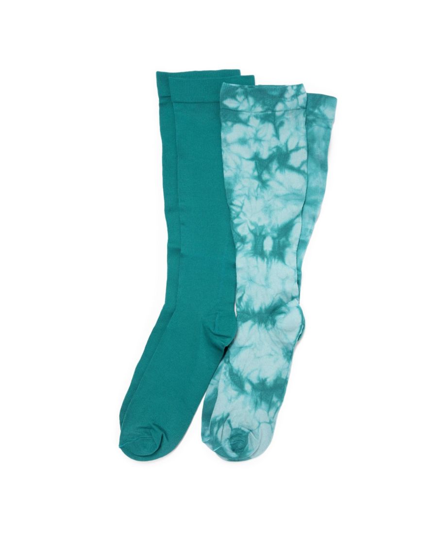 Женские компрессионные носки (2 пары в упаковке) MUK LUKS, Teal/ocean
Женские компрессионные носки (2 пары в упаковке) MUK LUKS, Teal/ocean