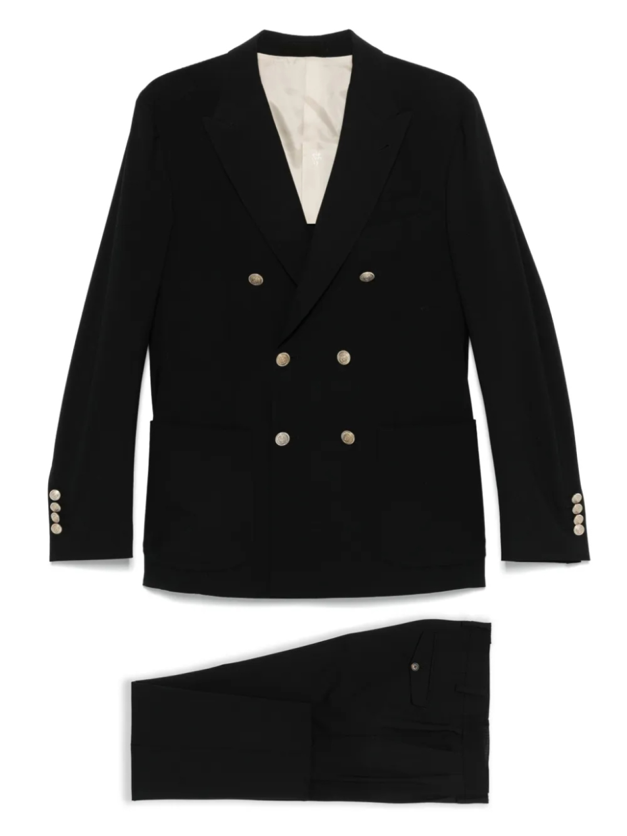 Двубортный костюм Eleventy, черный
Двубортный костюм Eleventy, черный