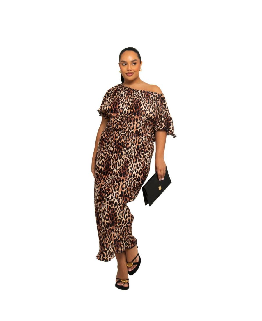 Женское миди-платье с ярким леопардовым принтом и плиссировкой FASHION-SZN CURVE, Brown
Женское миди-платье с ярким леопардовым принтом и плиссировкой FASHION-SZN CURVE, Brown