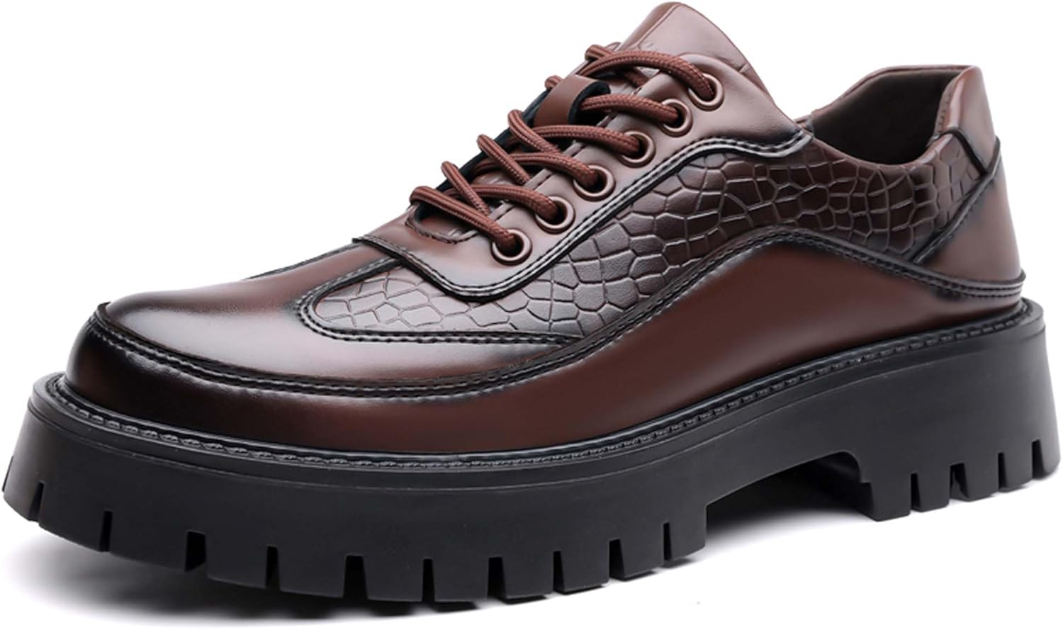 Мужские оксфорды на платформе Классические шнурованные деловые повседневные офисные формальные туфли Нескользящие удобные Свадебные, выпускные, униформа Лоферы Городской стиль Generic, коричневый
Мужские оксфорды на платформе Классические шнурованные деловые повседневные офисные формальные туфли Нескользящие удобные Свадебные, выпускные, униформа Лоферы Городской стиль Generic, коричневый