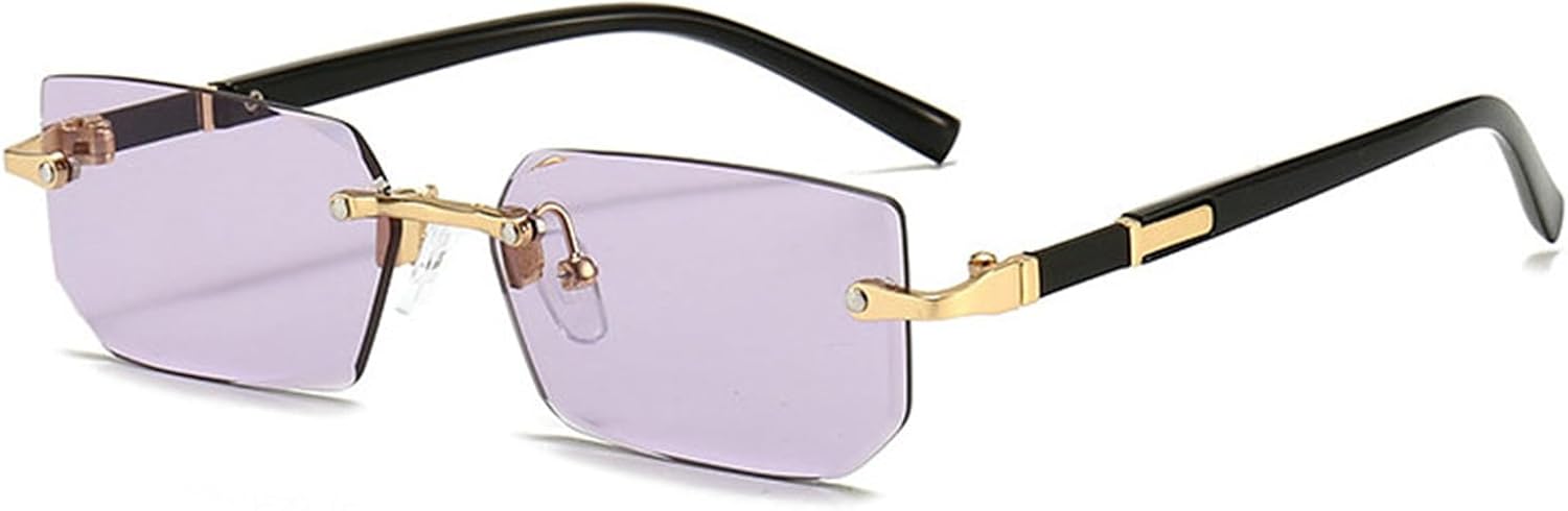 Солнцезащитные очки Willochra без оправы для женщин и мужчин, модные прямоугольные солнцезащитные очки в стиле ретро, стильные летние очки для путешествий с защитой от УФ-излучения UV400, C10
Солнцезащитные очки Willochra без оправы для женщин и мужчин, модные прямоугольные солнцезащитные очки в стиле ретро, стильные летние очки для путешествий с защитой от УФ-излучения UV400, C10