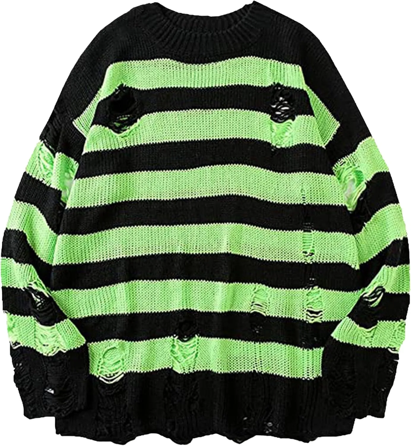 Мужской полосатый свитер с потертостями oversized SWJGLITTR
Мужской полосатый свитер с потертостями oversized SWJGLITTR