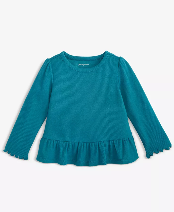 Детская футболка с длинным рукавом и ребристым узором First Impressions, синий
Детская футболка с длинным рукавом и ребристым узором First Impressions, синий