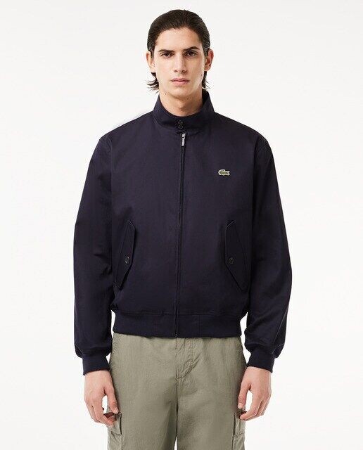 Водонепроницаемая куртка Харрингтон из хлопкового твила Lacoste, темно-синий
Водонепроницаемая куртка Харрингтон из хлопкового твила Lacoste, темно-синий