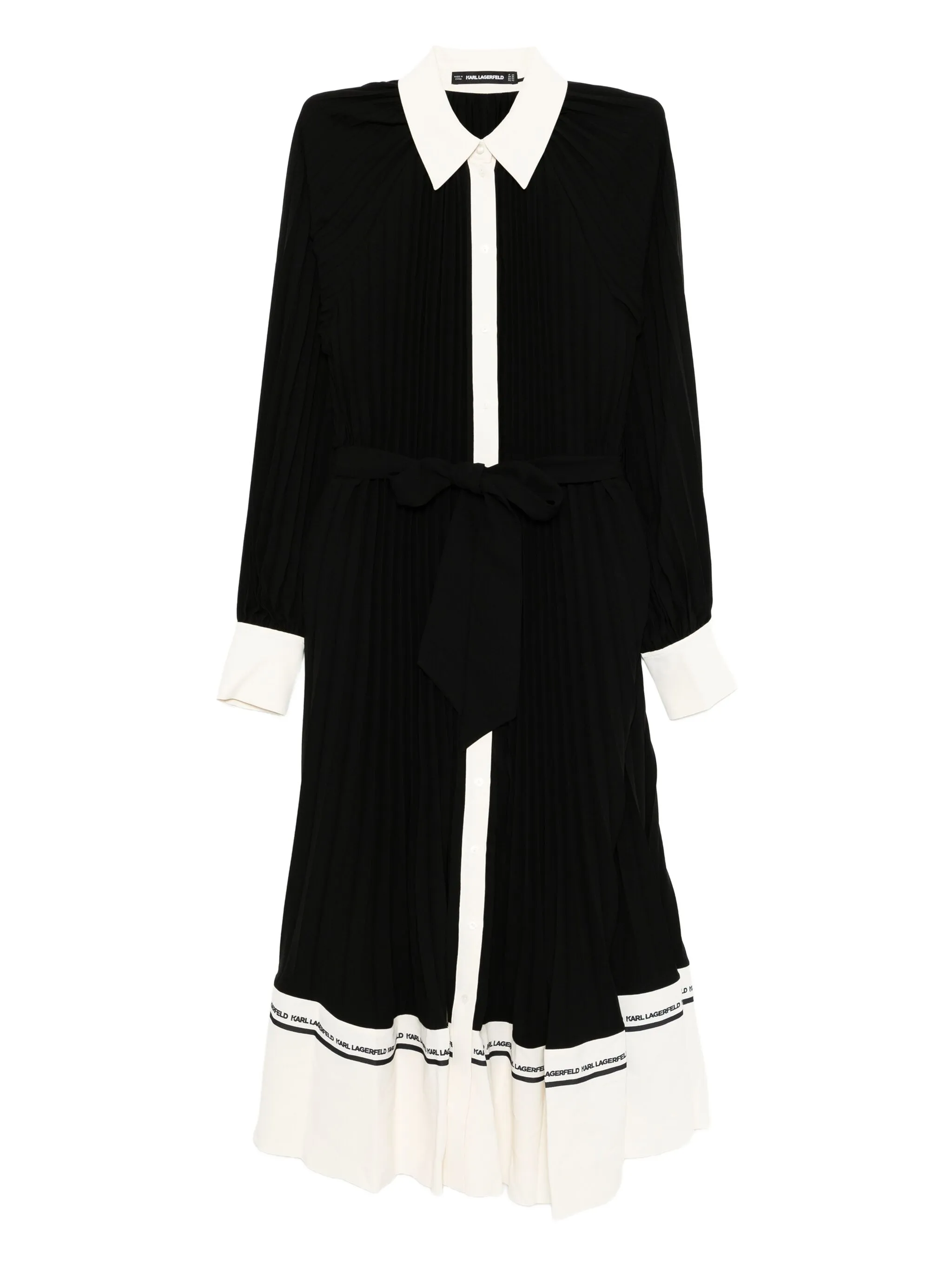 Плиссированное платье с логотипом Karl Lagerfeld, черный
Плиссированное платье с логотипом Karl Lagerfeld, черный