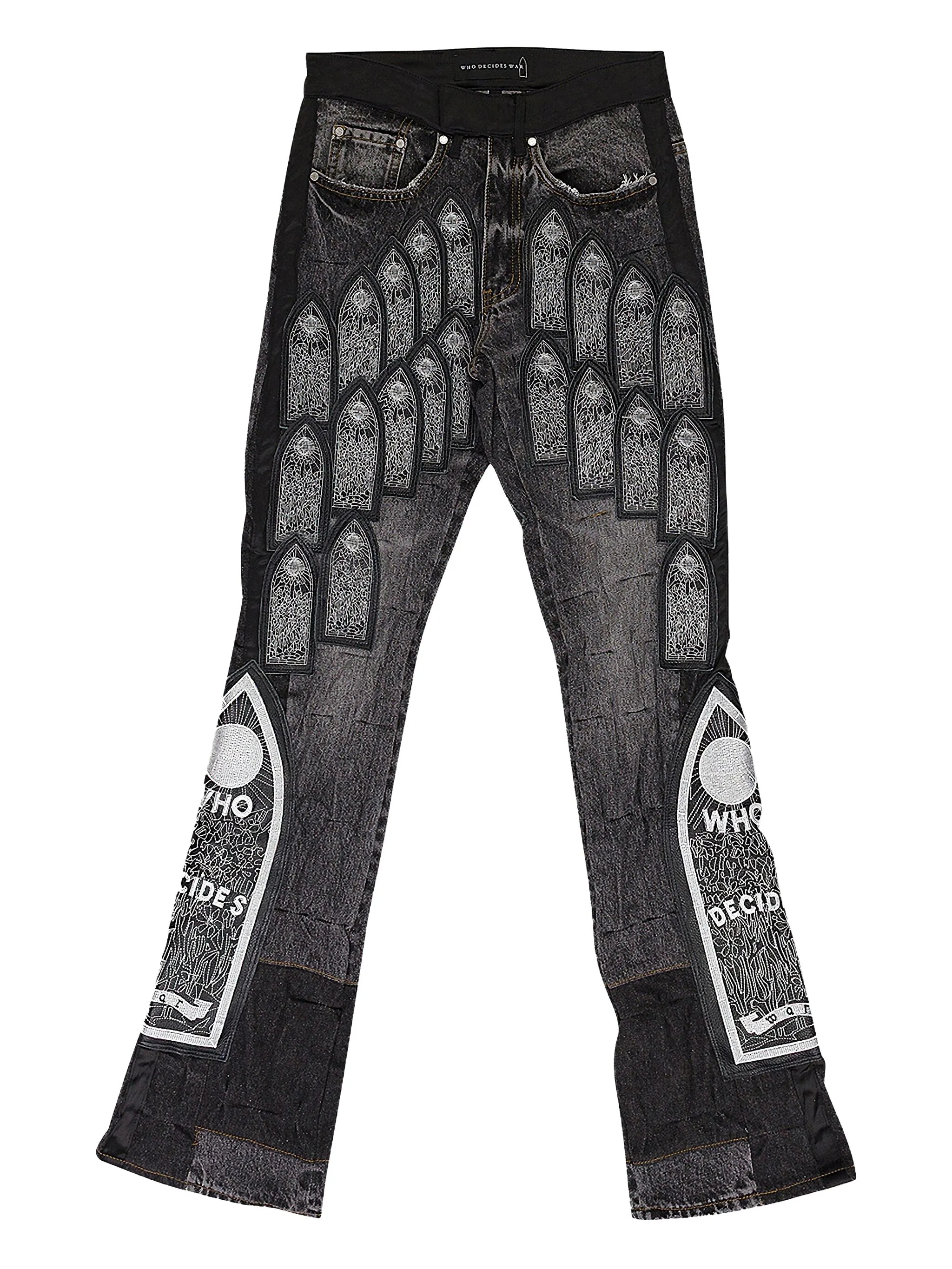 Джинсы с нашивками Who Decides War, черный
Джинсы с нашивками Who Decides War, черный