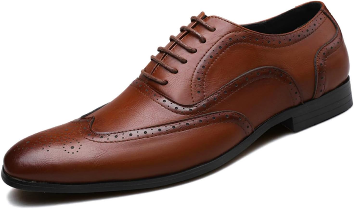 Мужские туфли NIGXWNS, мода, деловые, свадебные, формальные, на шнуровке, с заостренным носком, классические кожаные повседневные оксфорды для мужчин, коричневый
Мужские туфли NIGXWNS, мода, деловые, свадебные, формальные, на шнуровке, с заостренным носком, классические кожаные повседневные оксфорды для мужчин, коричневый
