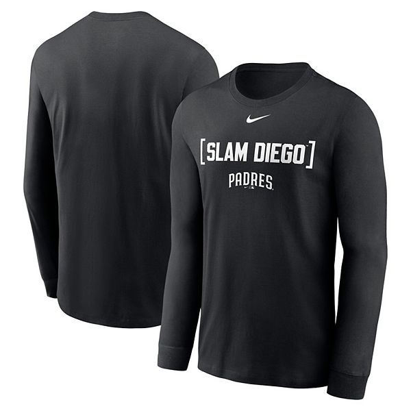 Мужская черная футболка с длинным рукавом san diego padres local nickname Nike
Мужская черная футболка с длинным рукавом san diego padres local nickname Nike