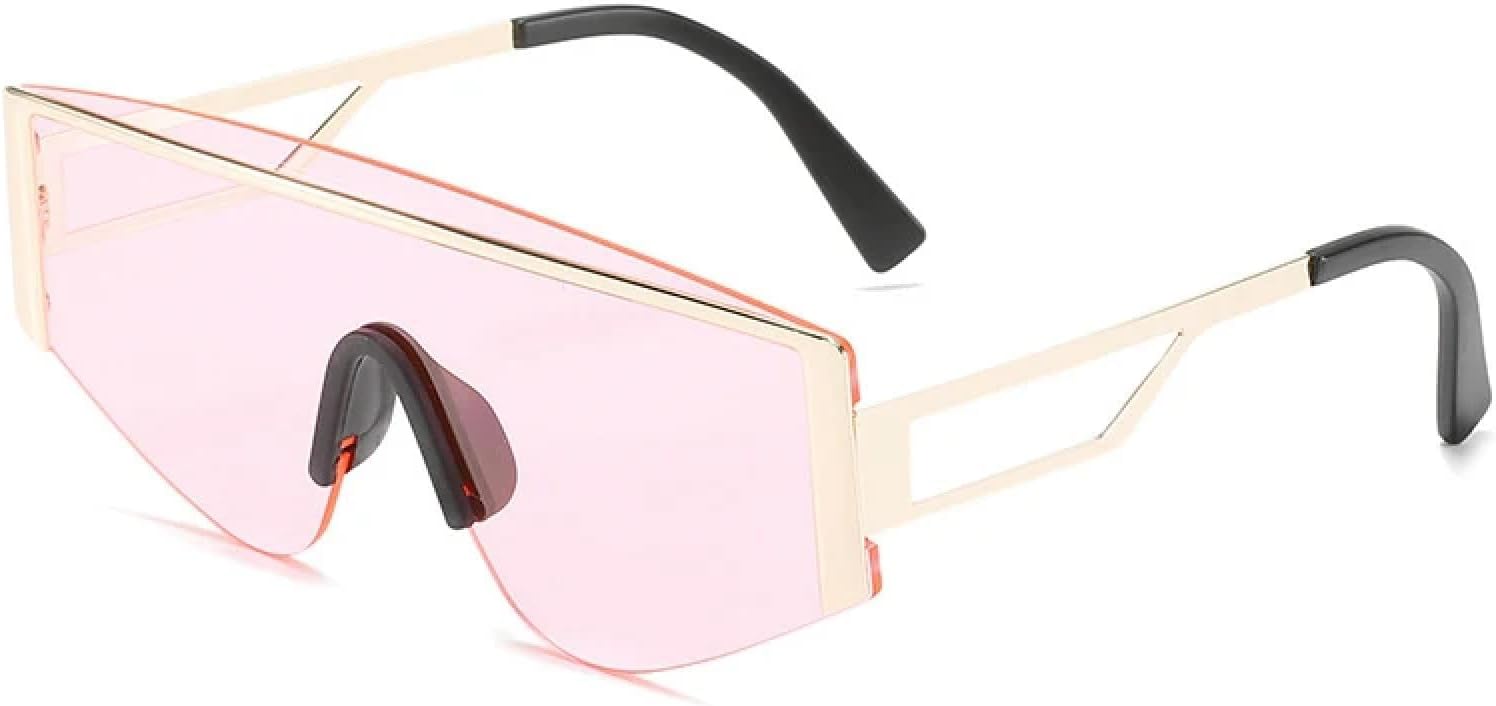 Модные ретро-солнцезащитные очки в цельной оправе для мужчин и женщин, роскошные металлические очки в стиле панк, для активного отдыха, велоспорта, защиты от УФ-излучения UV400 TKKTLLT, Gold Pink
Модные ретро-солнцезащитные очки в цельной оправе для мужчин и женщин, роскошные металлические очки в стиле панк, для активного отдыха, велоспорта, защиты от УФ-излучения UV400 TKKTLLT, Gold Pink