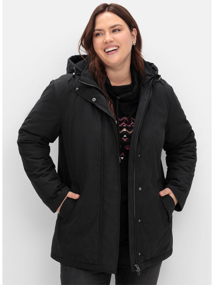 Зимняя куртка sheego, черный
Зимняя куртка sheego, черный