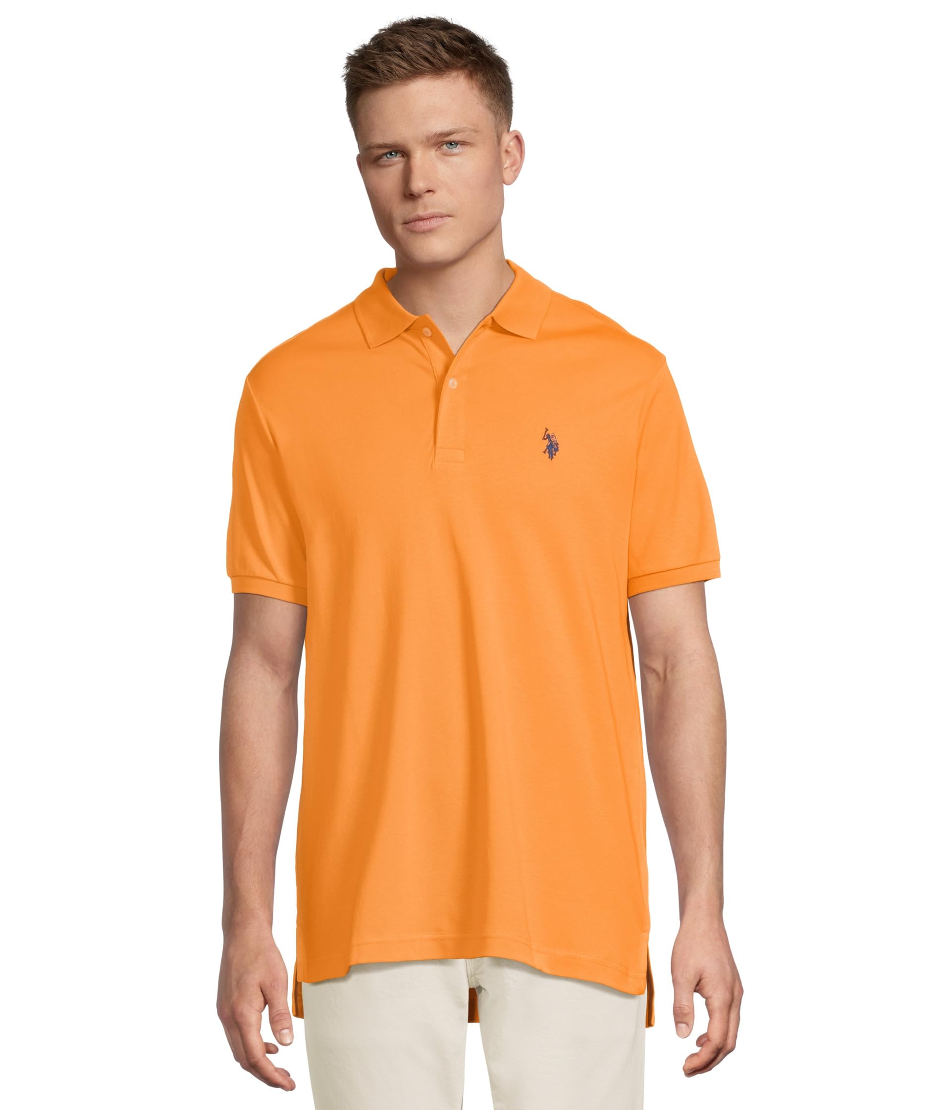 Поло U.S. POLO ASSN. Solid Interlock Polo, Liberal Orange
Поло U.S. POLO ASSN. Solid Interlock Polo, Liberal Orange