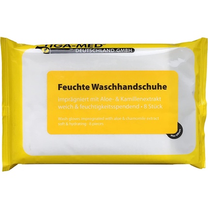 Варежки для мытья влажные одноразовые 8 шт. Варежки для мытья пропитанные алоэ вера Tiga-Med
Варежки для мытья влажные одноразовые 8 шт. Варежки для мытья пропитанные алоэ вера Tiga-Med