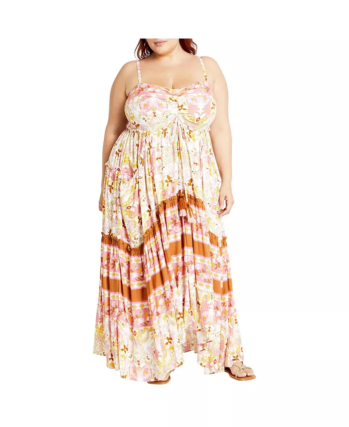 Платье макси Lilah Love больших размеров CITY CHIC, мультиколор
Платье макси Lilah Love больших размеров CITY CHIC, мультиколор