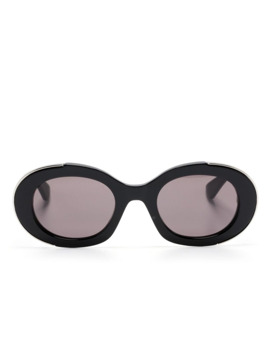Alexander McQueen Eyewear солнцезащитные очки в овальной оправе с логотипом, черный
Alexander McQueen Eyewear солнцезащитные очки в овальной оправе с логотипом, черный