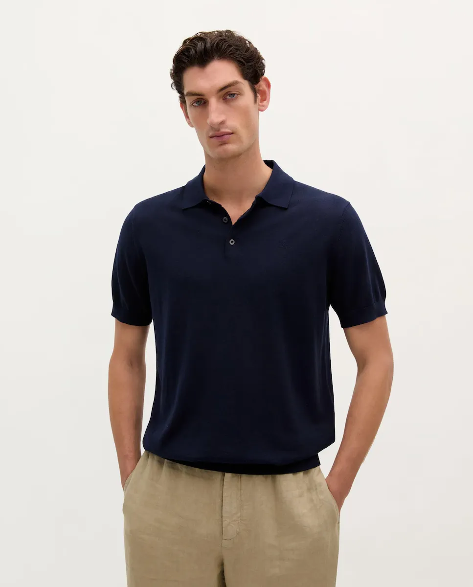 Мужская рубашка-поло прямого кроя с короткими рукавами Scalpers, темно-синий
Мужская рубашка-поло прямого кроя с короткими рукавами Scalpers, темно-синий