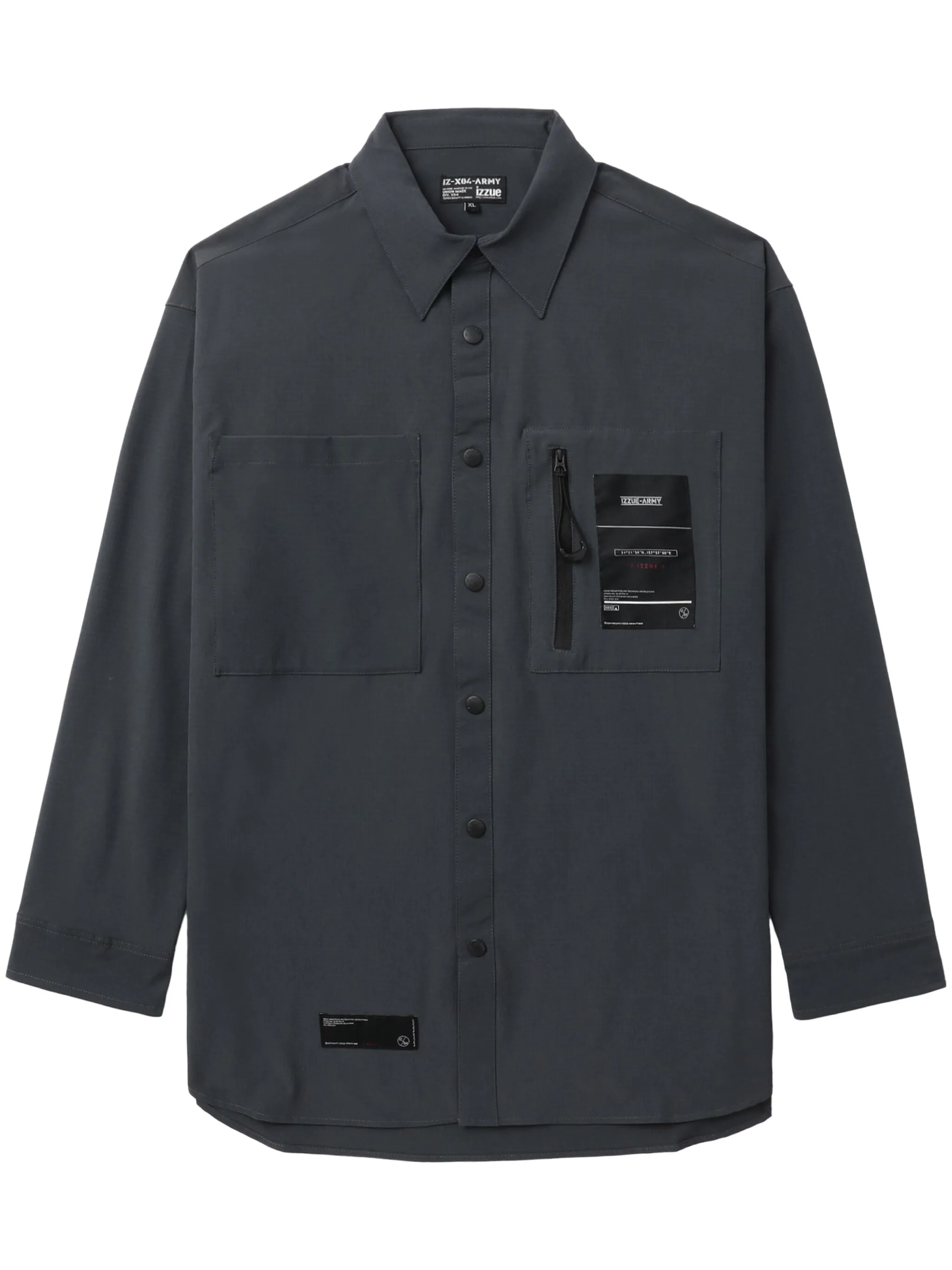 Рубашка с приспущенными плечами и логотипом Izzue, серый
Рубашка с приспущенными плечами и логотипом Izzue, серый