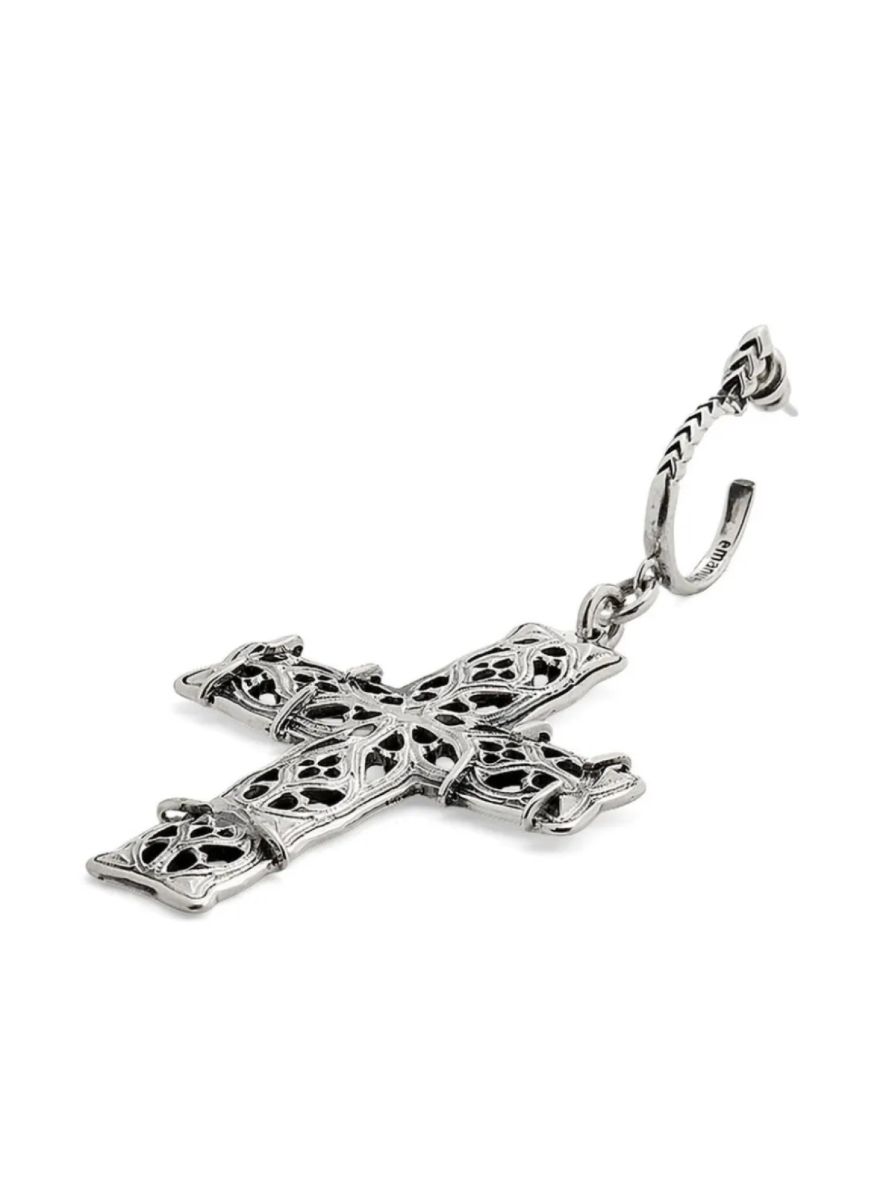 Серьга Крест Нотр-Дам Emanuele Bicocchi, серебряный
Серьга Крест Нотр-Дам Emanuele Bicocchi, серебряный