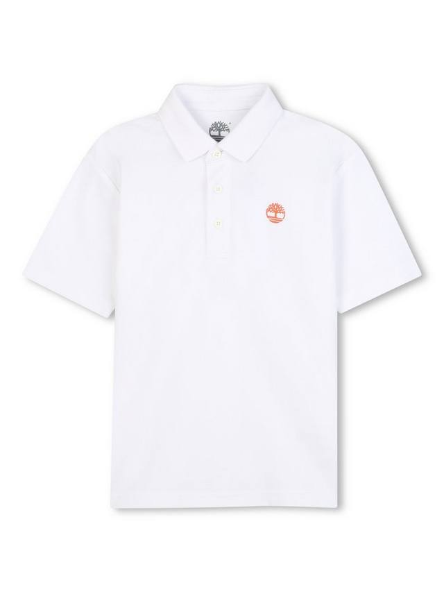 Детская хлопковая поло с коротким рукавом Timberland, White
Детская хлопковая поло с коротким рукавом Timberland, White